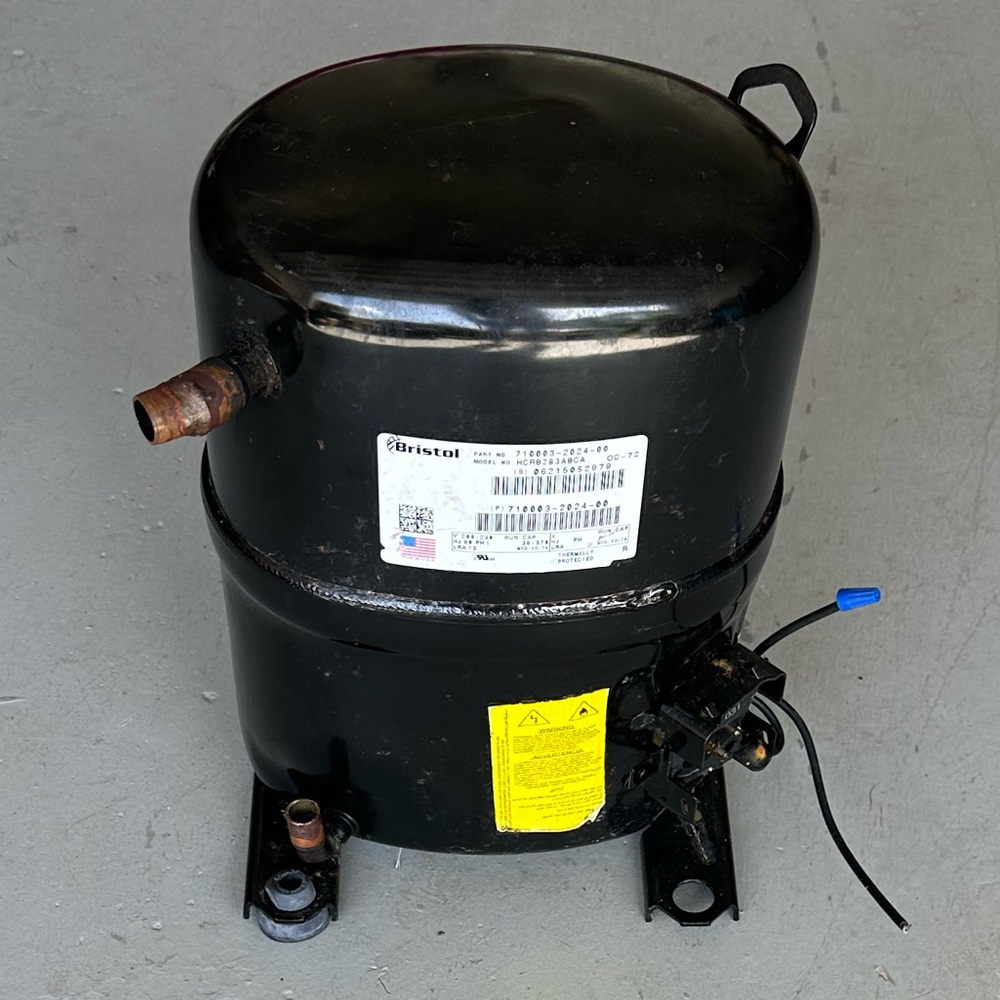Bristol Hcr Compressor, Model Number: Hcrb283abca - image 1